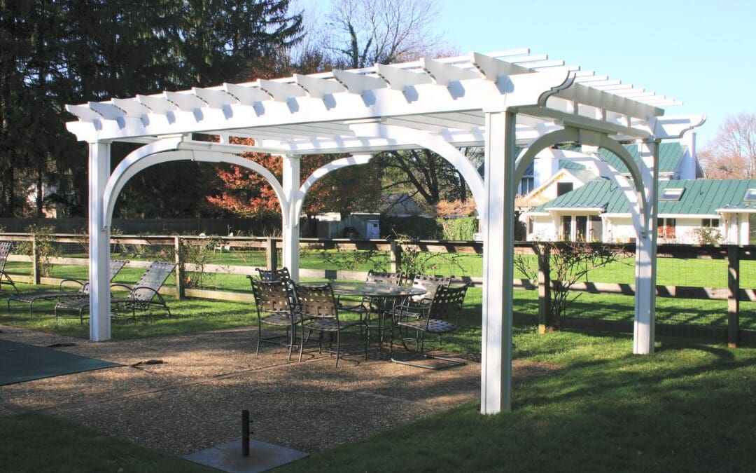 Large Pergola with Shade Cloth No. SP1