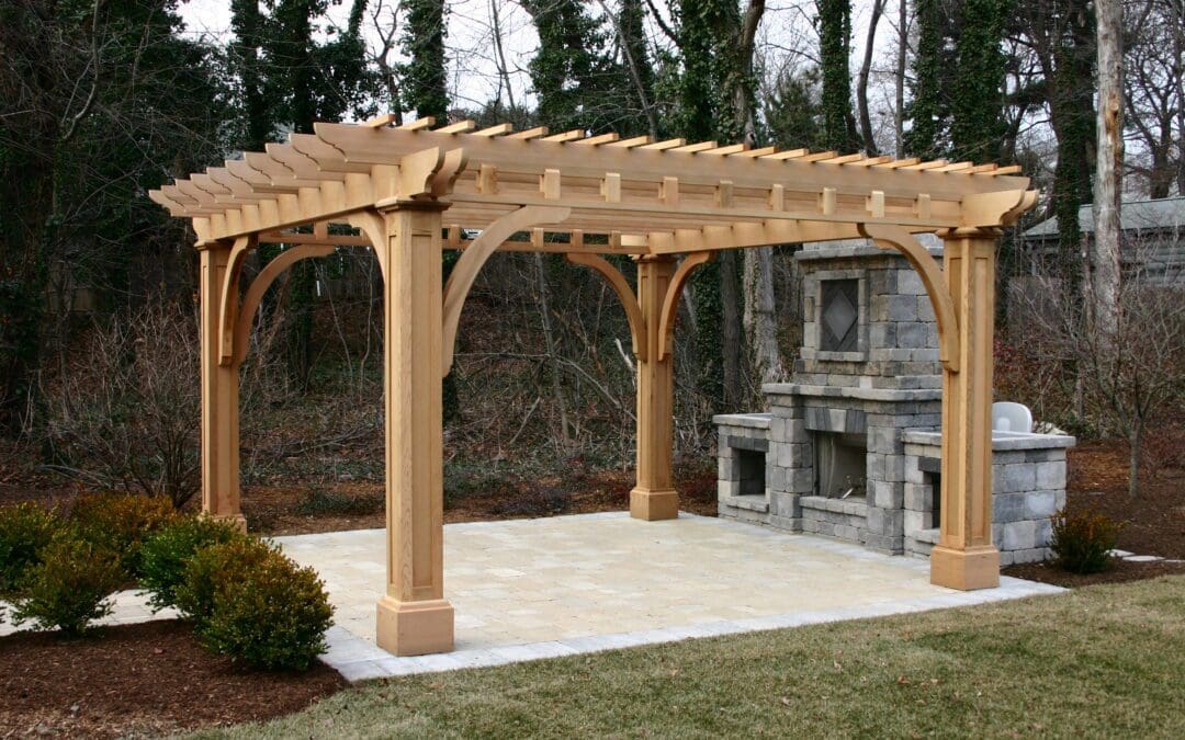 Post and Bracket Pergola No. BP4