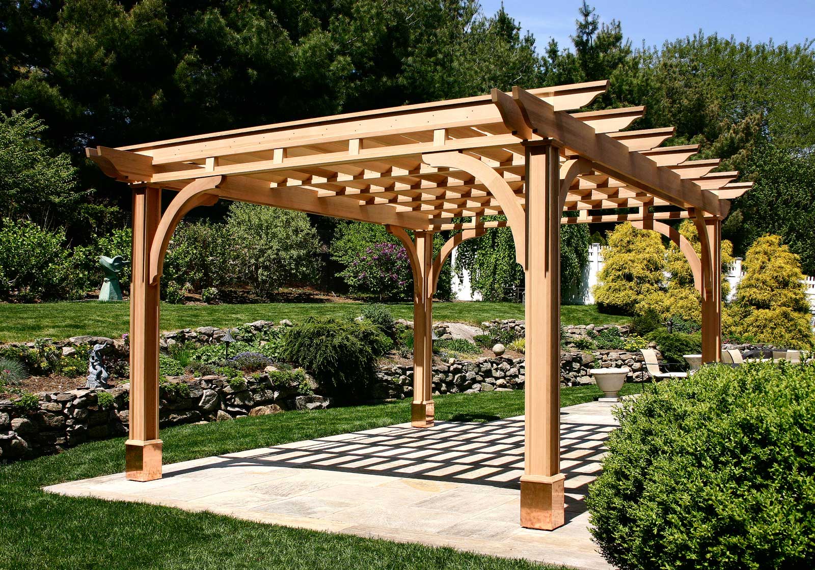 Louvered Pergola with Shade Cloth No. SP5