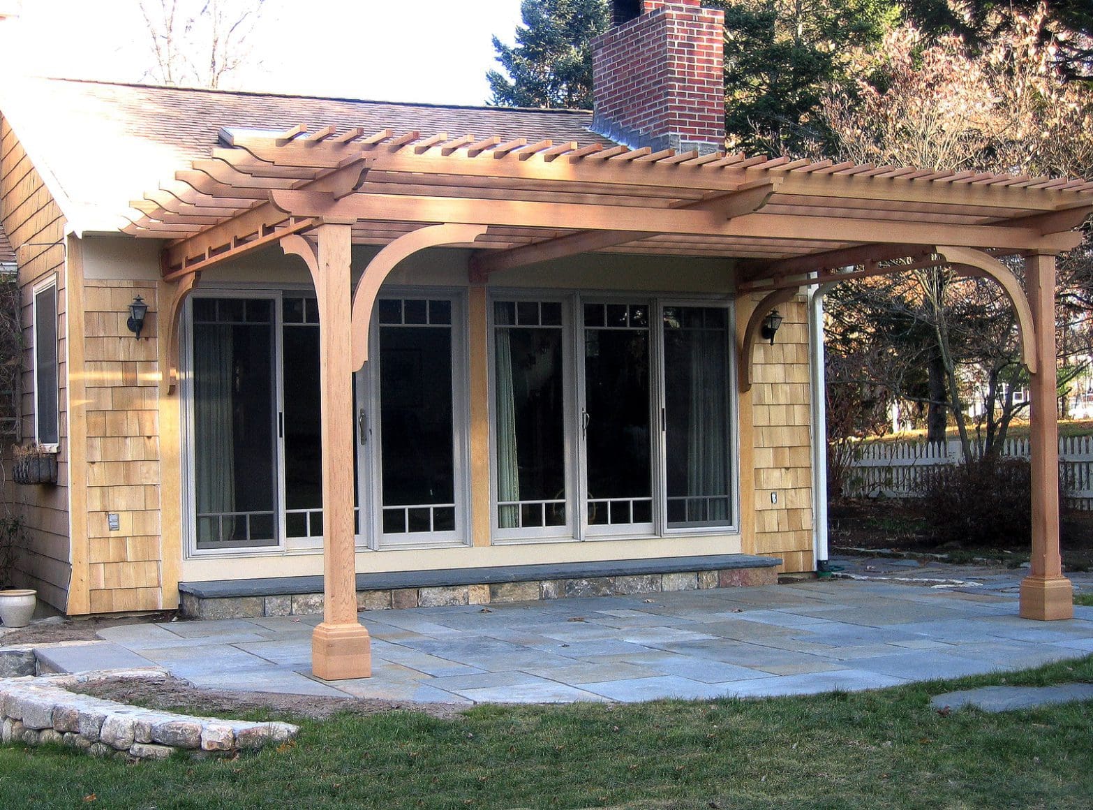 Attached Pergola No. AP5