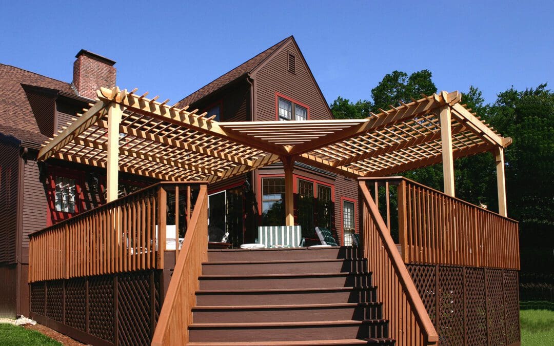 Louvered Deck Pergola No. SP3